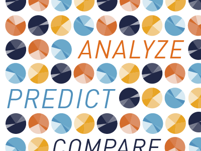 analyze predict compare blue din italic pattern navy orange pie red