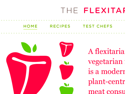 Flexitarian Cookbook Website