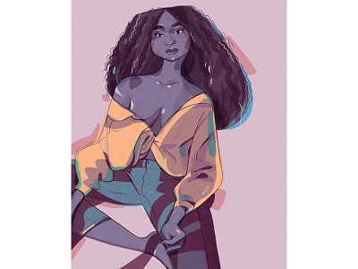 Beauty beauty characterdesign color girl illustration portrait procreate woman