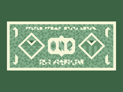 Almighty Dollar pixel polygon triangle