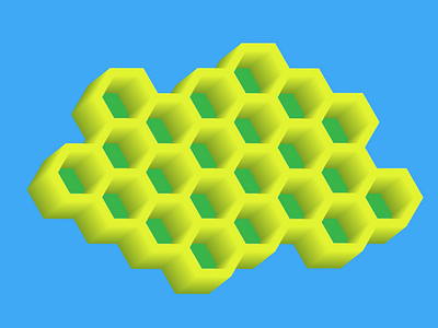 Honeycomb design illustration illustrator ui ux vector website