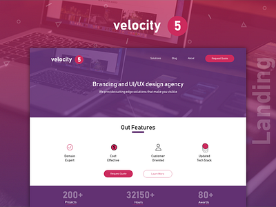 Beautiful landing page