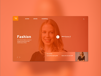 Orange is the new style :D branding design flat illustration illustrator minimal ui ux vector web website
