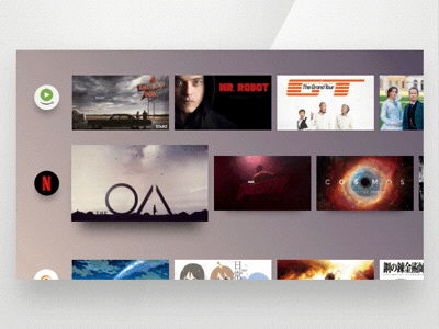 TV app preview app hover movie preview television tv ui ux