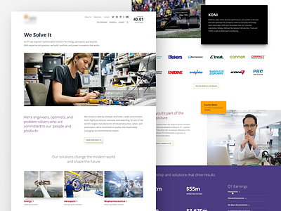 Website redesign clean design homepage minimal tech ui ux web website