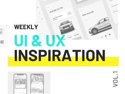 Weekly UI & UX Inspiration vol. 1 article blog inspiration layout typography ui ux