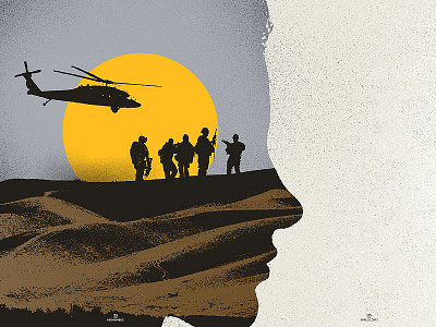 Editorial Illustration // Zero Dark Thirty