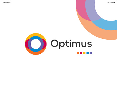 Optimus, logo design for tech / O modern logo