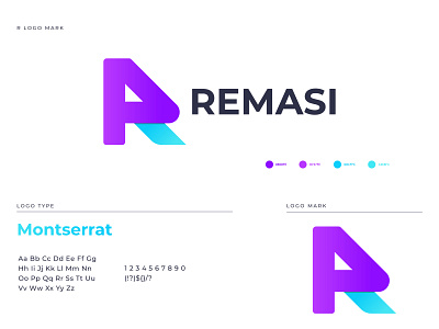 Letter R Logo Design | Remasi - logo concept abstract brand identity branding branding design colorfull concept gradient lettermark logo logo design logo designer mark minimal modern monogram r letter r logo symbol typography