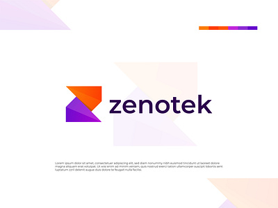 Z modern abstract Z - Letter mark logo concept