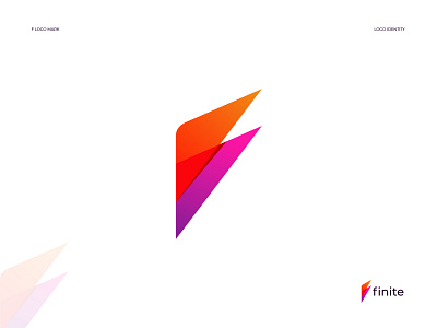 F Abstract Modern Logo Desisgn Concept -  F Letter Logo