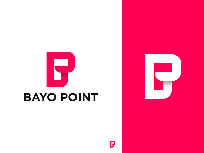 Bayo Point Logo Design - B+P Letter Logo abstract agency logo b letter bp letter bp letter logo brand identity branding design business logo corporate logo icon identity illustration logo logo design logotype minimal modern logo p letter logo symbol typography