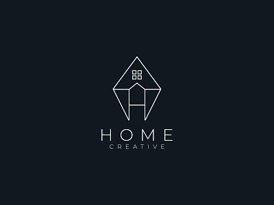 Home logo design abstract agency brand identity branding branding design business corporate graphic design h letter home home logo icon logo logos minimalist logo modern house modern logo real estate realtor logo simple logo