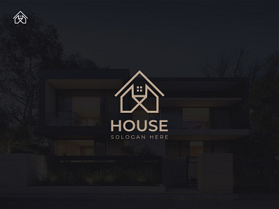 House Mark agency brand identity branding design business company logo home home logo home page house house logo icon illustration logo logo design logotype mark modern house real estate logo realtor logo vector