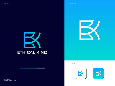 EK Logo Mark - Modern EK Letter logo design agency brand identity branding branding design business concept design ek letter ek logo ethical kind graphic design icon illustration letter logo logo logo design logotype minimal modern trends