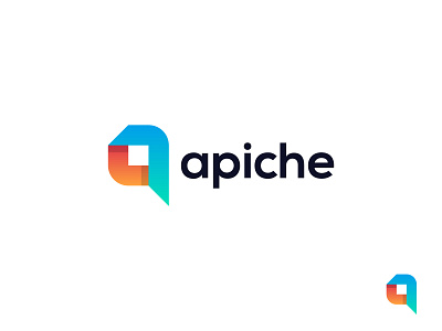 Apiche Logo Design - A Letter Logo - App icon