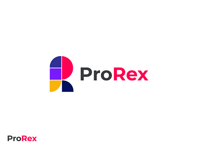ProRex Logo brand designer brand logo branding ecommerce icon design letter logo logo monogram pr pr logo prorex rp simple logos startup