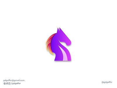 Horse animal app branding colorful logo horn horse horse logo icon illustration inspiration logo logo design mascot monogram unicorn unicorn logo vector