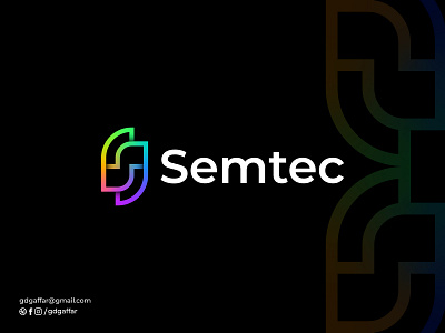 Semtec Logo Design | S Letter Logo Mark brand identity branding coin colorful currency ecommerce icon letter s lettermark logo logo design logos logotype modern logo monogram nft s logo semtec token typography