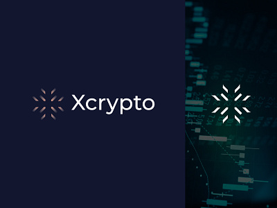 Xcrypto Logo and cryptocurrency Concept