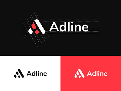 Adline Logo Design - A Letter Logos