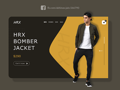 Ecommerce Landing Page Design adobe animation branding character dribble flat design free illustration logo ui ux vector web xd design xddailychallenge