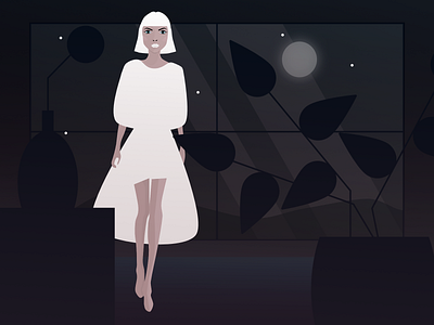 NIGHT affinity affinity designer art artwork dark design digital digital graphic digital illustration digitalart digitalgraphic graphic graphicdesign graphics illustration illustration art illustrations night poster white