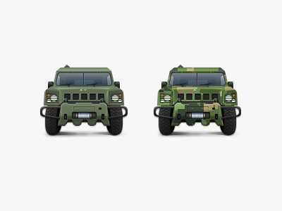 Warrior army ary camouflage car design drawing hyperrealism icon jeep painting realistic suv
