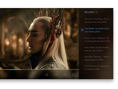 Player blurry design flat icon interface list movie player transparent tv ui video