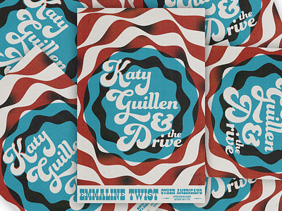 Katy Guillen and the Drive gig poster