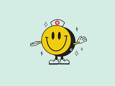 Dr. Smiley Face Illustration