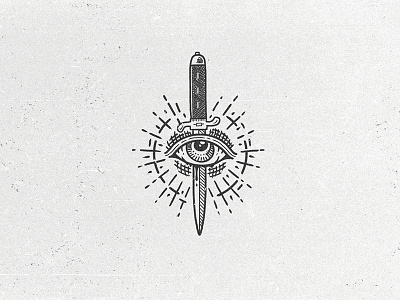 Dagger Eye dagger eye illustration knife tattoo