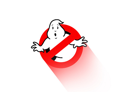 Ghostbusters flat ghost ghostbusters icon illustration logo ui vector