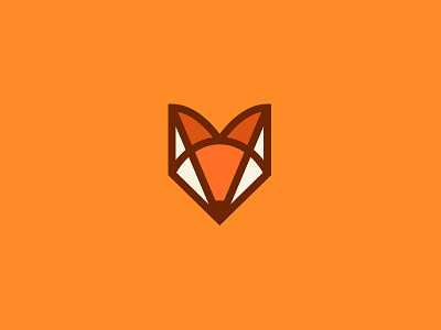 Fox logo fox gui icon illustration logo ui vector