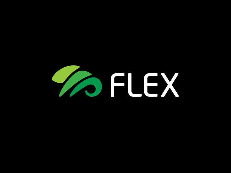 Flex logo rebrand by Nate Rosales on Dribbble