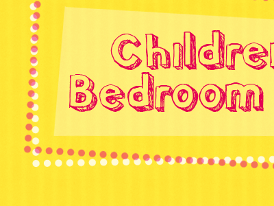 Children's Bedroom Tips bright colour children dots ecommerce interior design retail yellow