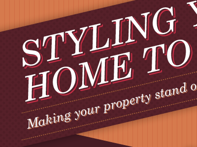 Styling Your Home to Rent ecommerce retail texture typography web