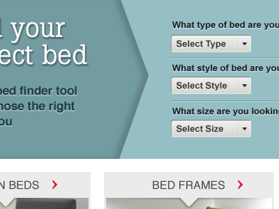 Find your Perfect Bed Filter bed blue ecommerce retail