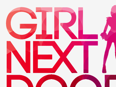 Girl Next Door Logo concept branding logo