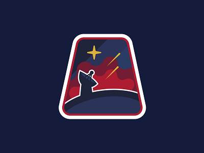 Special Mission Badge #1 astronaut badge galaxy icon illustration journey mission space stars