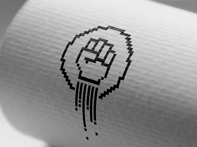 Digital Activism - Logo activism digital fist hand logo power