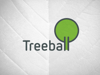 Treeball logo ball green logo tree