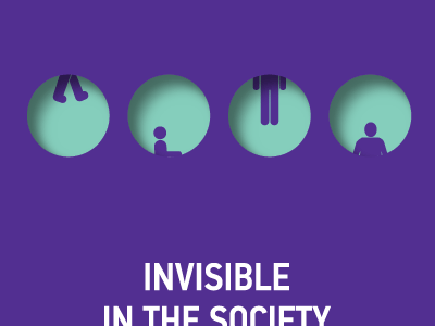 Invisible In The Society cover cut disabilities holes invisible page