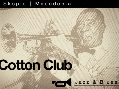 Cotton Club - Skopje, Macedonia arno kathollnig blues club engrave jazz louis armstrong macedonia skopje trumpet