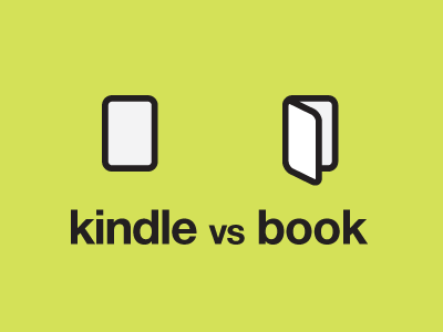 kindle vs book