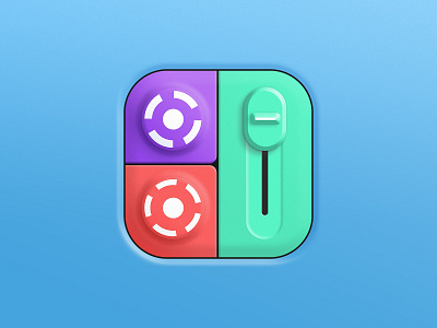 Drum machine icon app app store beat beatmaker design dj drum drummer drums icon icon design music pad
