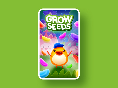 Grow Seeds artwork app art artwork candy character chicken forest game grow illustration logo screenshot seed seeds tree trees vegetable