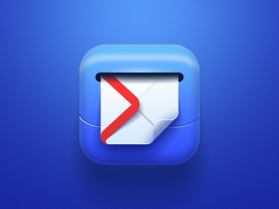 MailBox Icon app app store icon icon design illustration letter mail mailbox mobile app icon skeuomorphism skev