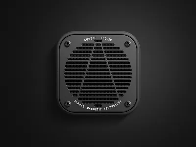 Audeze Icon Concept audeze headphones icon icon design illustration lcd mobile app icon music speaker