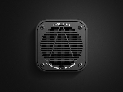 Audeze Icon Concept audeze headphones icon icon design illustration lcd mobile app icon music speaker